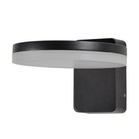 Zinnia LED Outdoor Wall Light - Black
