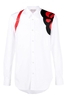 ALEXANDER MCQUEEN CHARM HARNESS SHIRT Size: 15++,  colour: WHITE