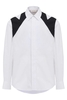 ALEXANDER MCQUEEN CHARM HARNESS SHIRT Size: 16,  colour: WHITE
