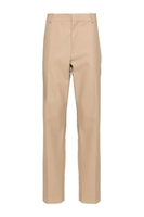 ALEXANDER MCQUEEN CIGARETTE FIT TWILL TROUSERS Size: 48,  colour: CAMEL