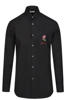 ALEXANDER MCQUEEN COLLAR STRAP Size: 16,  colour: BLACK