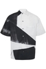 ALEXANDER MCQUEEN DOUBLE DIAMONDS PRINT SHIRT Size: 15+,  colour: BLACK
