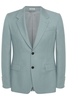 ALEXANDER MCQUEEN DOUBLE WOOL MOHAIR JACKET Size: 50,  colour: BLUE