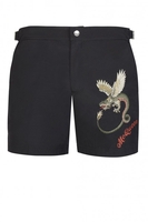 Alexander McQueen Dragon Embroidered Swim Shorts