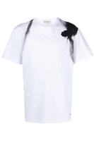 ALEXANDER MCQUEEN DRAGONFLY HARNESS T SHIRT Size: M,  colour: WHITE