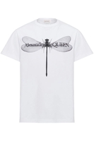 ALEXANDER MCQUEEN DRAGONFLY PRINT T SHIRT Size: XXL,  colour: WHITE