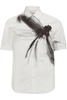 ALEXANDER MCQUEEN DRAGONFLY PRINTED SHIRT Size: 16+,  colour: WHITE