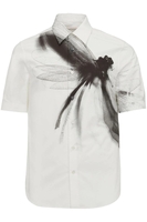 ALEXANDER MCQUEEN DRAGONFLY PRINTED SHIRT Size: 16+,  colour: WHITE