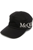 ALEXANDER MCQUEEN EMBRIOIDERY MCQUEEN CAP Size: S,  colour: BLACK