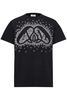 ALEXANDER MCQUEEN EXPLODED CHARM PRINT T SHIRT Size: L,  colour: BLACK