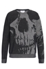 ALEXANDER MCQUEEN EXPLODED SKULL SWEATER Size: L,  colour: GREY
