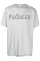 ALEXANDER MCQUEEN GRAFFITI PRINT OVER T SHIRT Size: S,  colour: GREY