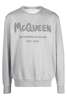 ALEXANDER MCQUEEN GRAFFITI PRINT SWEATSHIRT Size: XL,  colour: GREY