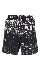 ALEXANDER MCQUEEN GRAFFITI SWIMSHORTS Size: M,  colour: BLACK