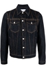 ALEXANDER MCQUEEN HARNESS DENIM JACKET Size: 50,  colour: BLACK