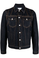 ALEXANDER MCQUEEN HARNESS DENIM JACKET Size: 50,  colour: BLACK