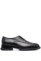 ALEXANDER MCQUEEN LEATHER LACE UP SHOE Size: 42,  colour: BLACK