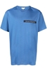 ALEXANDER MCQUEEN LOGO TAPE JERSEY T SHIRT Size: L,  colour: BLUE