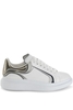 ALEXANDER MCQUEEN METALIC BACK SNEAKERS Size: 41,  colour: WHITE