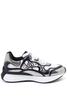 ALEXANDER MCQUEEN METALIC SNEAKERS Size: 42,  colour: WHITE