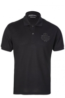 Alexander McQueen Military Badge Logo Polo Shirt Black