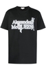 ALEXANDER MCQUEEN NEON SKELETON T SHIRT Size: M,  colour: BLACK