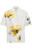 ALEXANDER MCQUEEN OBSCURED FLORAL PRINT SHIRT Size: 15++,  colour: WHIT
