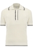 ALEXANDER MCQUEEN ORGANIC COTTON MESH POLO Size: M,  colour: STONE