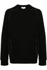 ALEXANDER MCQUEEN ORGANIC LOOPBACK SWEATSHIRT Size: S,  colour: BLACK
