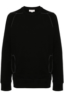 ALEXANDER MCQUEEN ORGANIC LOOPBACK SWEATSHIRT Size: S,  colour: BLACK