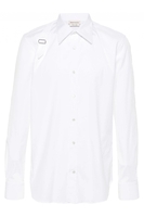 ALEXANDER MCQUEEN POPLIN STRETCH HARNESS SHIRT Size: 15++,  colour: WHI