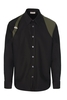 ALEXANDER MCQUEEN SATEEN HARNESS SHIRT Size: 16+,  colour: BLACK