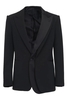 ALEXANDER MCQUEEN SATIN LAPEL EVENING JACKET Size: 50,  colour: BLACK