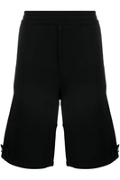 ALEXANDER MCQUEEN SEAL LOGO JERSEY SHORTS Size: L,  colour: BLACK