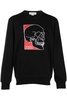 ALEXANDER MCQUEEN SKULL PRINT SWEATSHIRT Size: L,  colour: BLACK