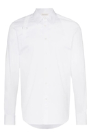 ALEXANDER MCQUEEN STRETCH COTTON HARNESS SHIRT Size: 16+,  colour: WHIT