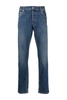 ALEXANDER MCQUEEN STRETCH DENIM JEANS Size: 52,  colour: BLUE