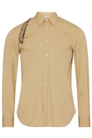 ALEXANDER MCQUEEN STRETCH POPLIN HARNESS SHIRT Size: 15++,  colour: CAM