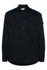 ALEXANDER MCQUEEN TAPE DETAIL CHINO COTTON SHIRT Size: 15+,  colour: NA