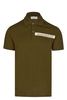 ALEXANDER MCQUEEN TAPE LOGO POLO Size: L,  colour: KHAK