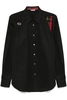 ALEXANDER MCQUEEN TARTAN HARNESS SHIRT Size: 15+,  colour: BLACK