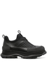 ALEXANDER MCQUEEN TREAD LEATHER SHOE Size: 42,  colour: BLACK