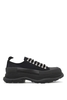 ALEXANDER MCQUEEN TREAD SLICK SHOES Size: 44,  colour: BLACK