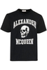 ALEXANDER MCQUEEN VARSITY BRANDING T SHIRT Size: L,  colour: BLACK