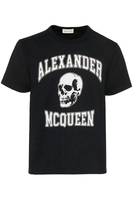 ALEXANDER MCQUEEN VARSITY BRANDING T SHIRT Size: L,  colour: BLACK
