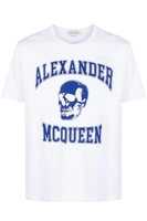 ALEXANDER MCQUEEN VARSITY BRANDING T SHIRT Size: M,  colour: WHITE