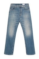 ALEXANDER MCQUEEN WASHED STRAIGHT LEG JEANS Size: 48,  colour: BLUE