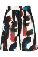 ALEXANDER MCQUEEN WATER COLOUR SHORTS Size: 48,  colour: MULT