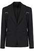 ALEXANDER MCQUEEN WOOL GABARDINE HARNESS JACKET Size: 48,  colour: BLAC