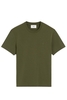 AMI PARIS ADC EMBOSSED T SHIRT Size: XL,  colour: KHAKI